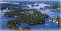 Thousand Islands Aerial View